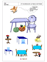 aynı kavramı bul çalışmaları